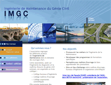 Tablet Screenshot of imgc.fr